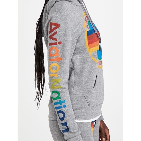 AVIATOR NATION HOODIE EUC SMALL - Picture 4 of 5